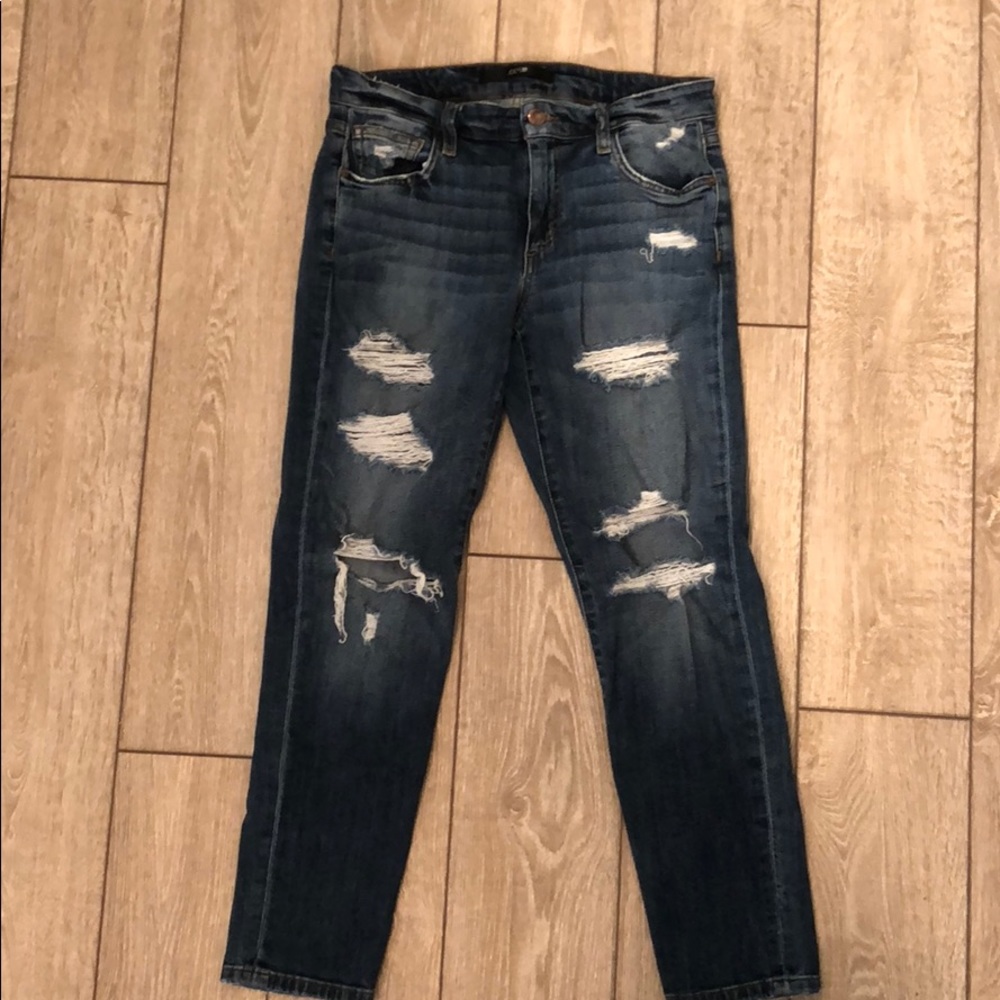 Joe’s Slim Crop Boyfriend Jeans